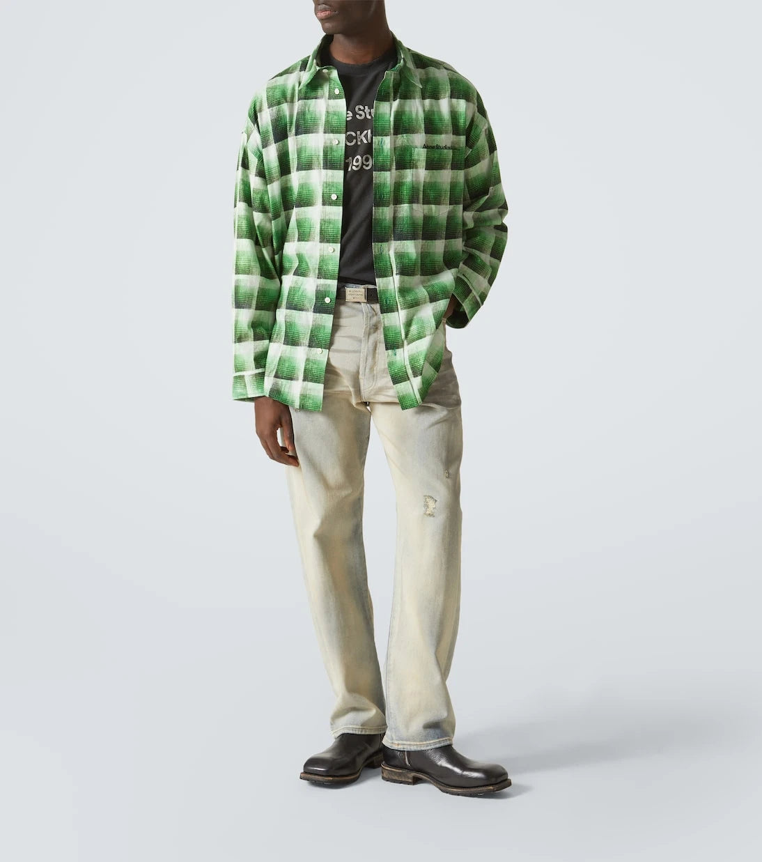 Acne Studios - Checked cotton shirt