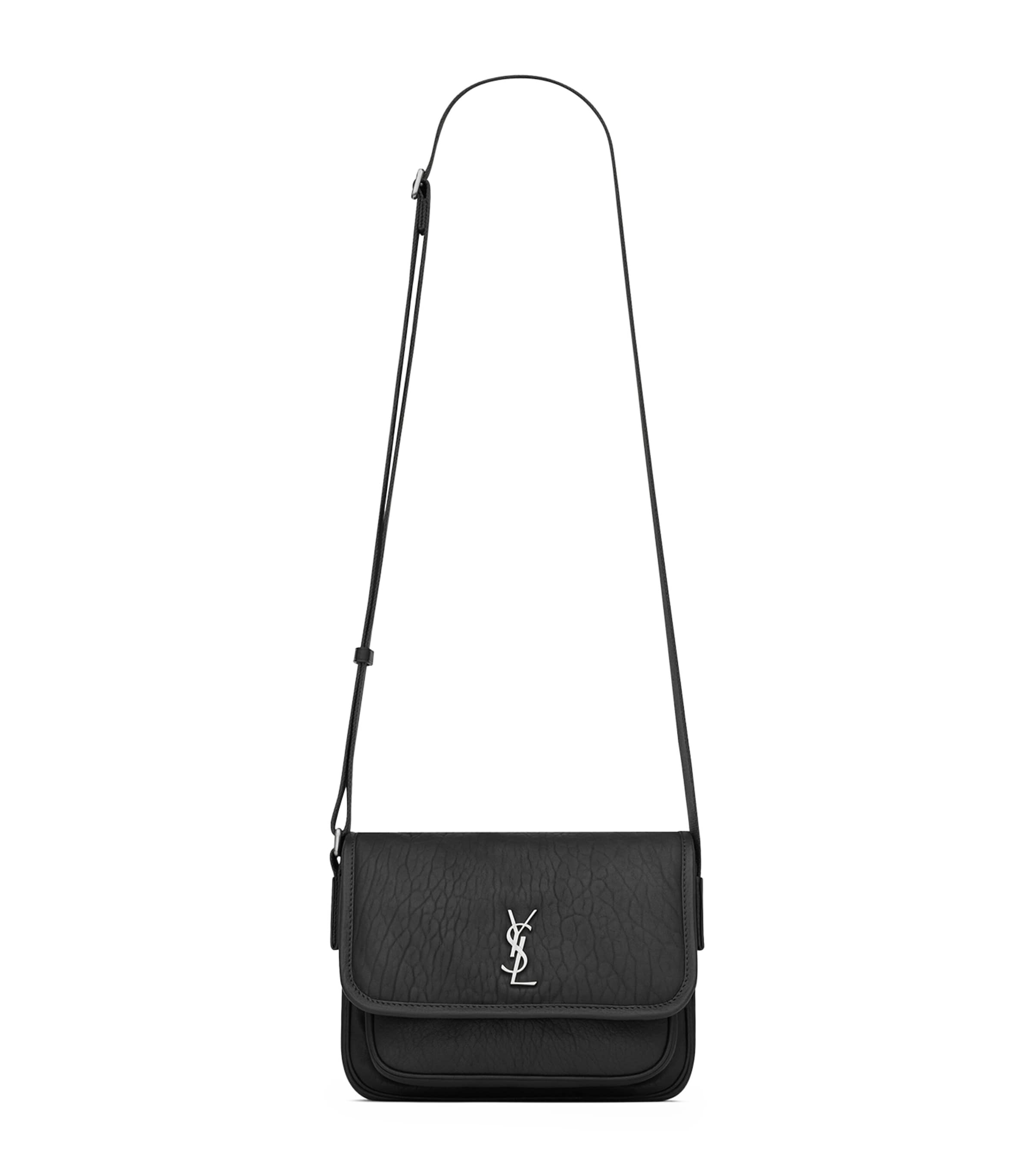 Saint Laurent Black Small Leather Niki Cross-Body Bag