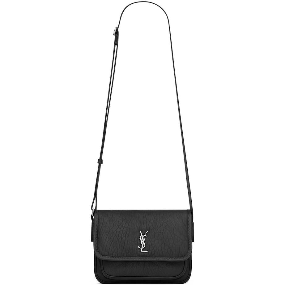 Saint Laurent Black Small Leather Niki Cross-Body Bag