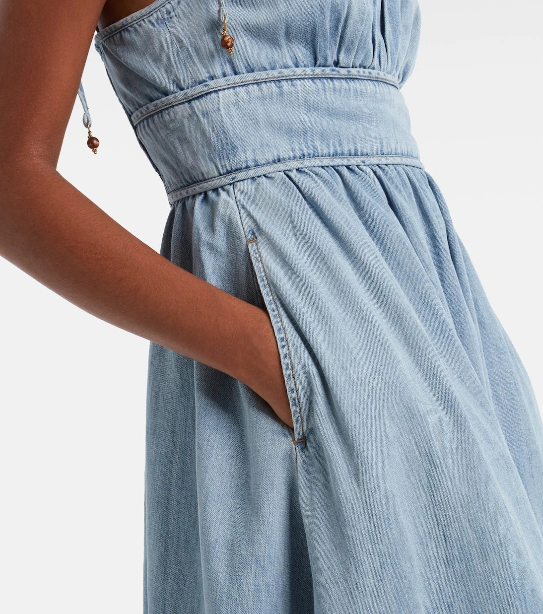 Zimmermann - Wanderlust denim midi dress