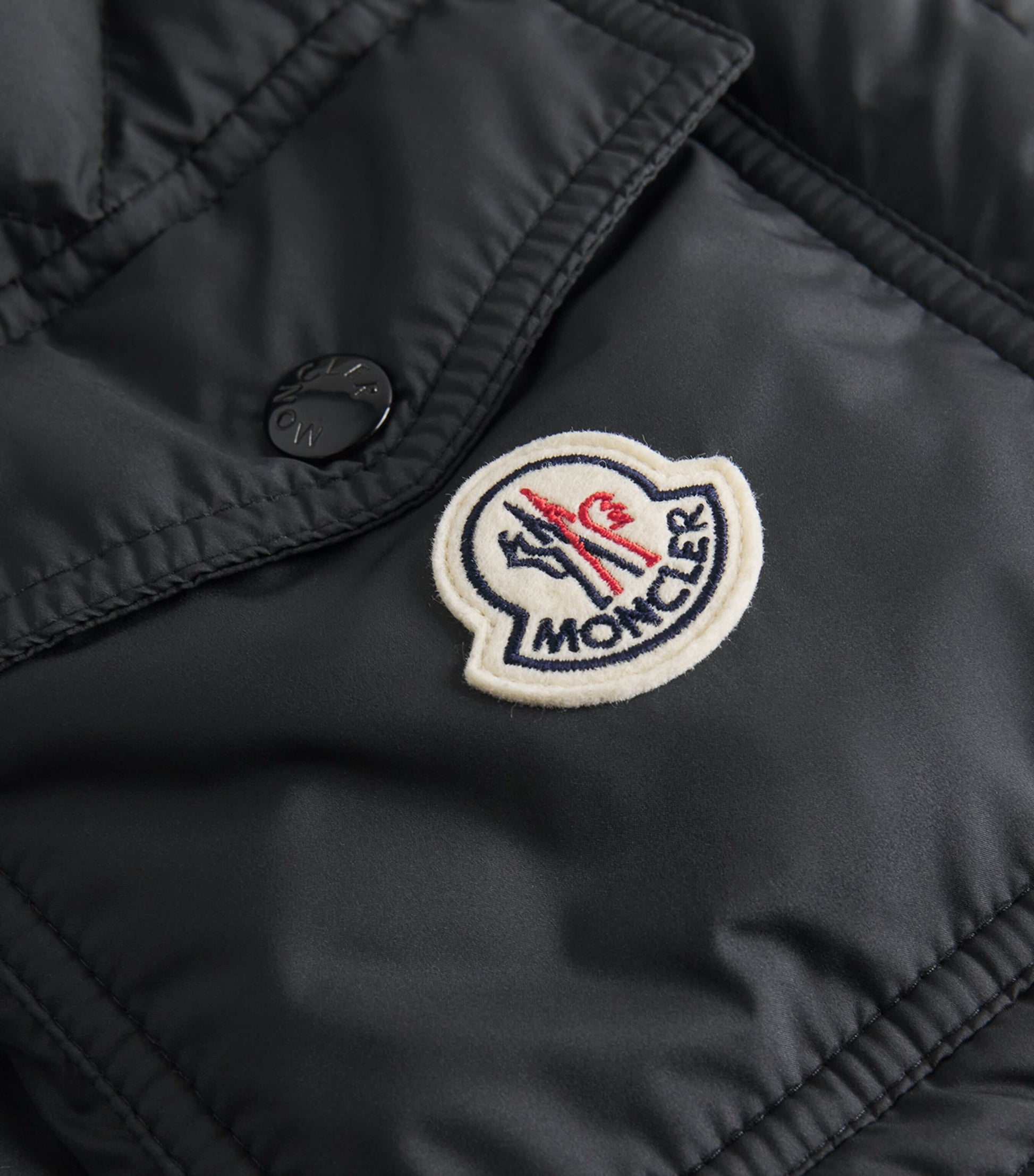Moncler Black Down Adaptable Maya 70 Jacket