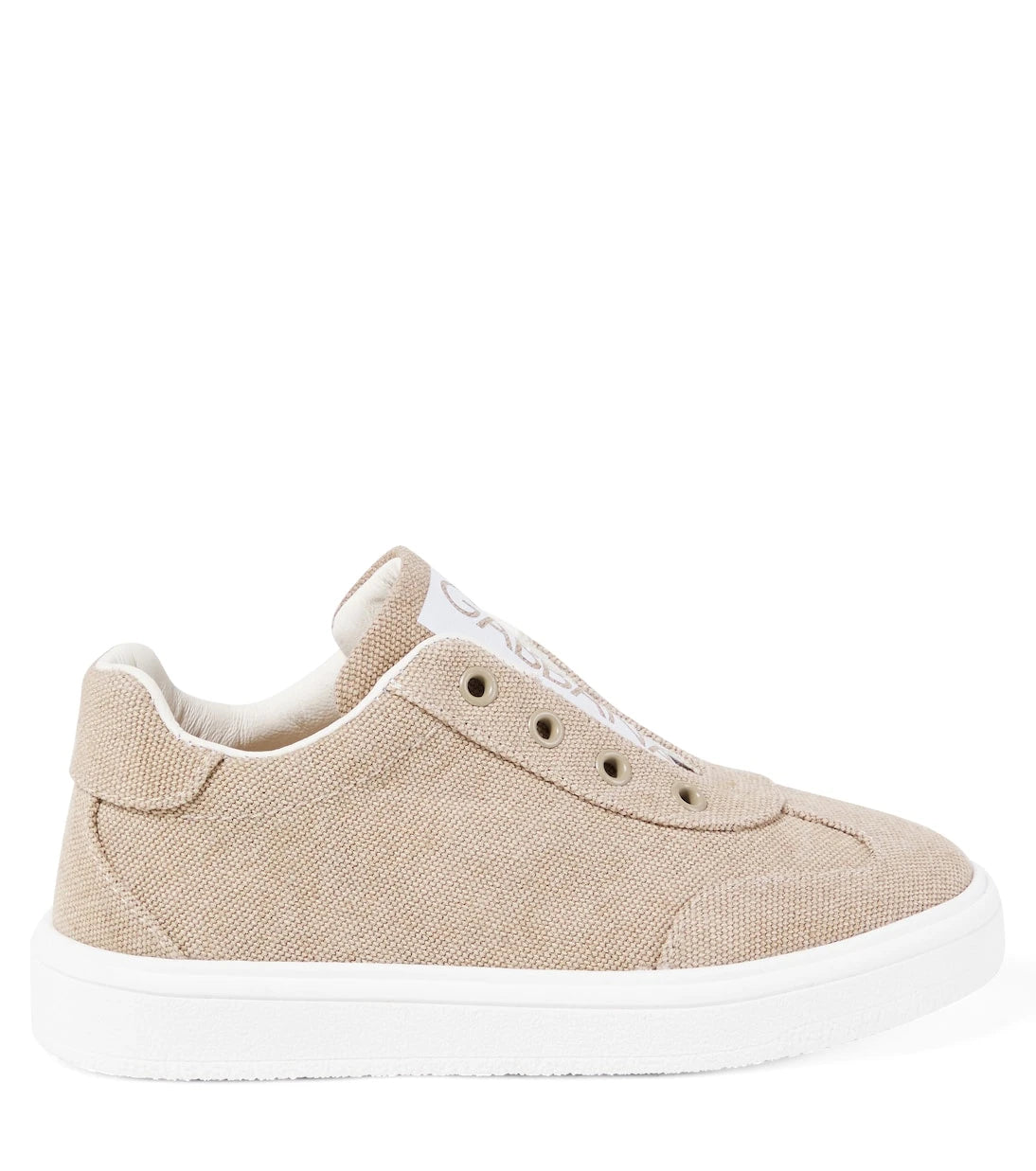 Dolce&Gabbana Kids - Canvas slip-on shoes