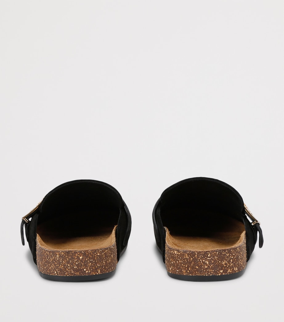 Tory Burch Multi Suede Mellow Mules