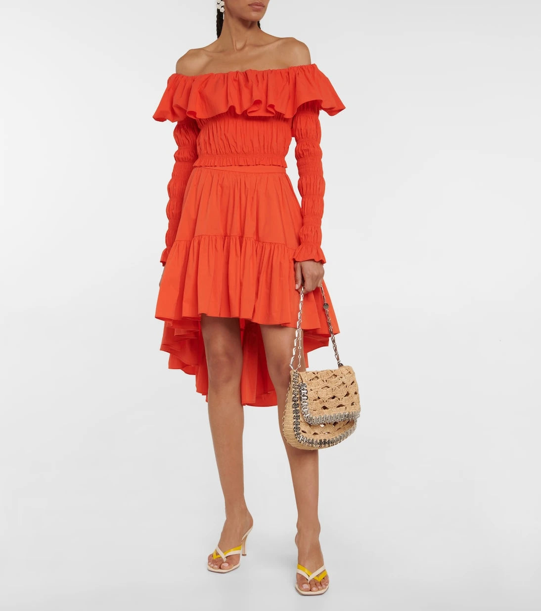 Caroline Constas - Iris pleated miniskirt