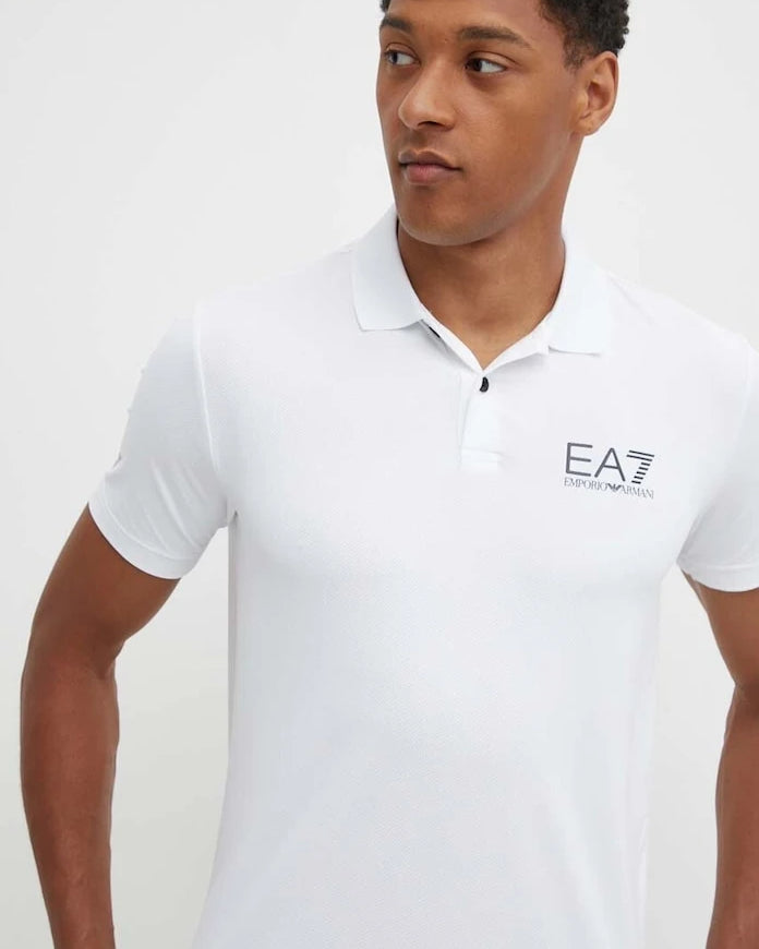 Тениска с яка за трениране EA7 Emporio Armani