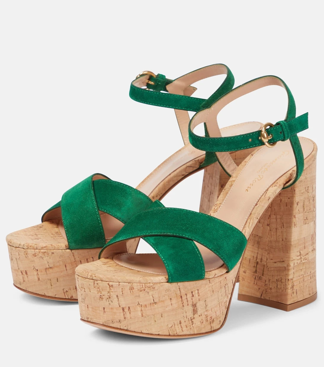 Gianvito Rossi - Bebe suede platform sandals