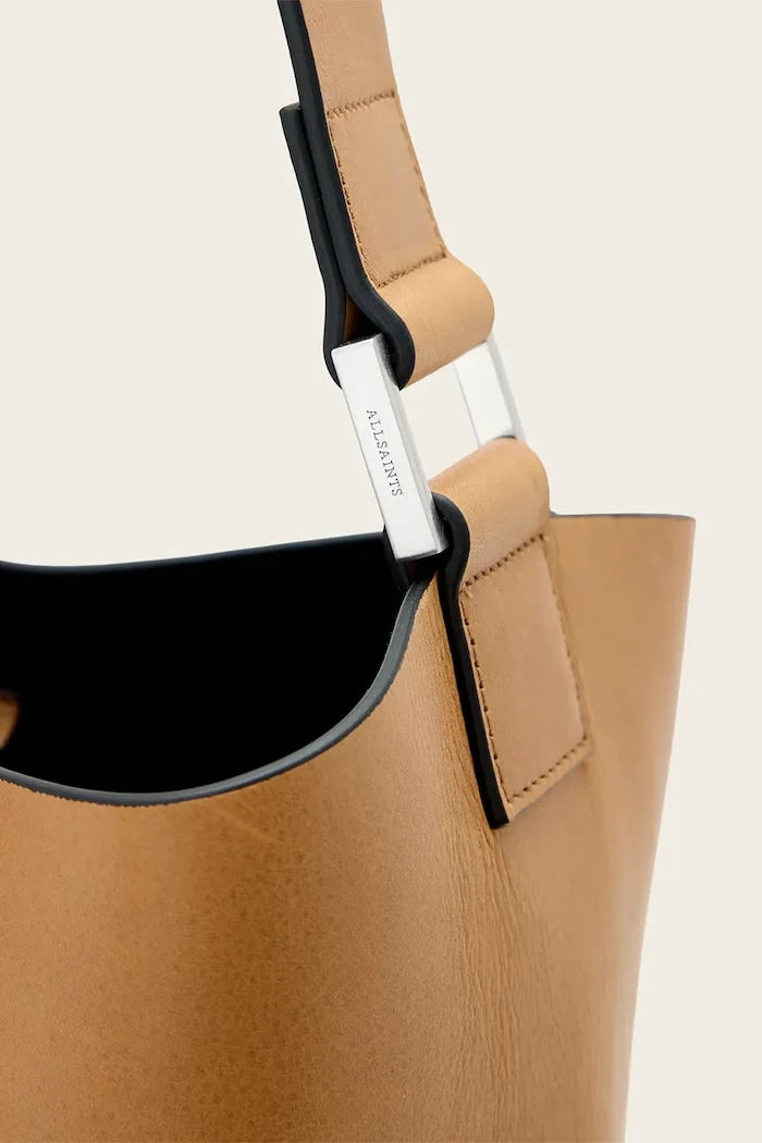 AllSaints чанта tote дамска от кожа LUNA
