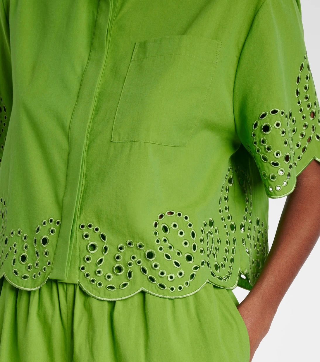 Simkhai - Keyla broderie anglaise top