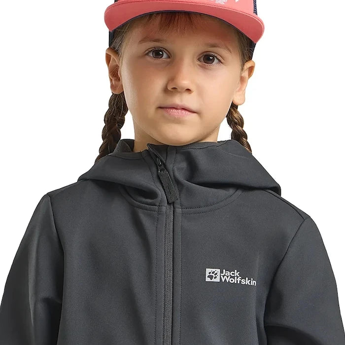 Детска шапка с козирка Jack Wolfskin RIB CAP K