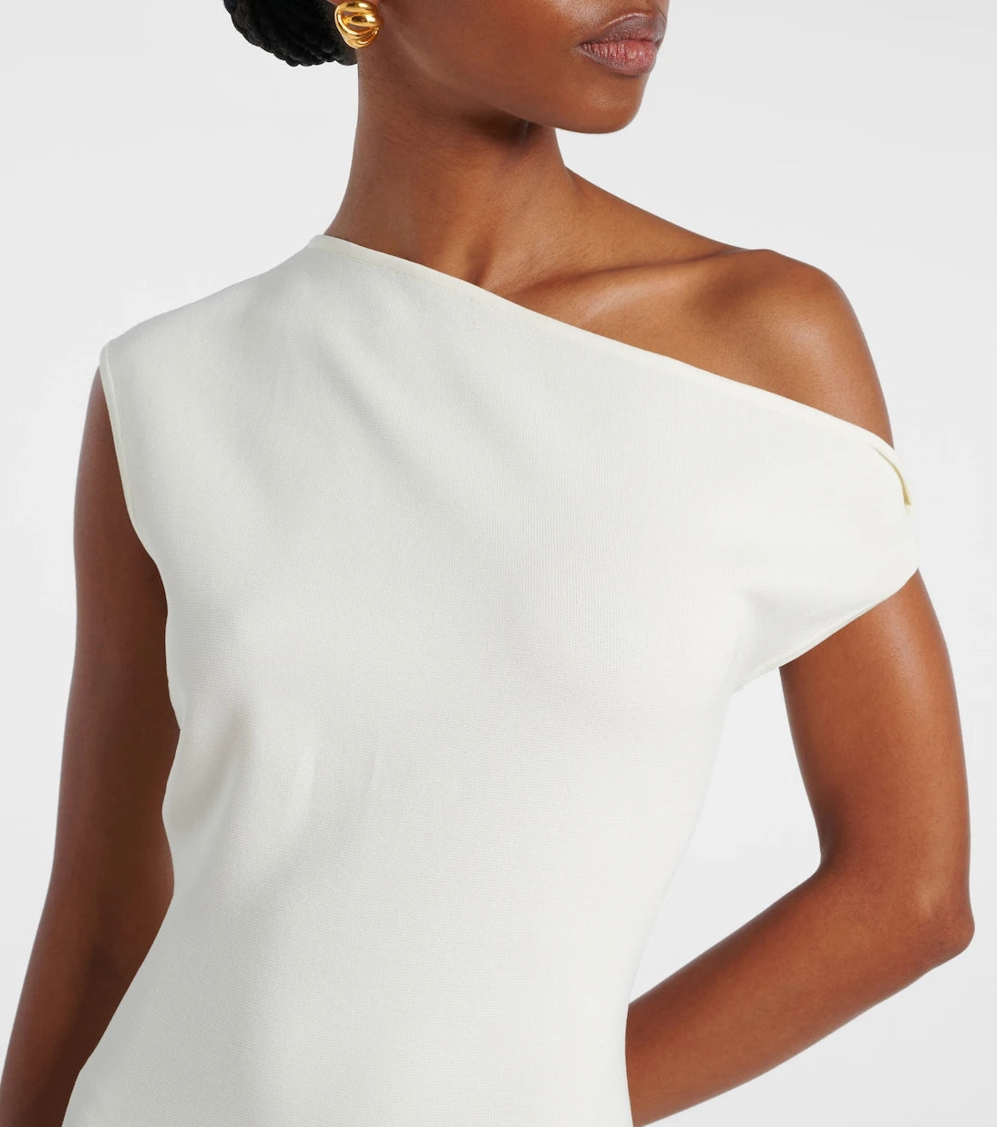 SIR - Indigo one-shoulder maxi dress