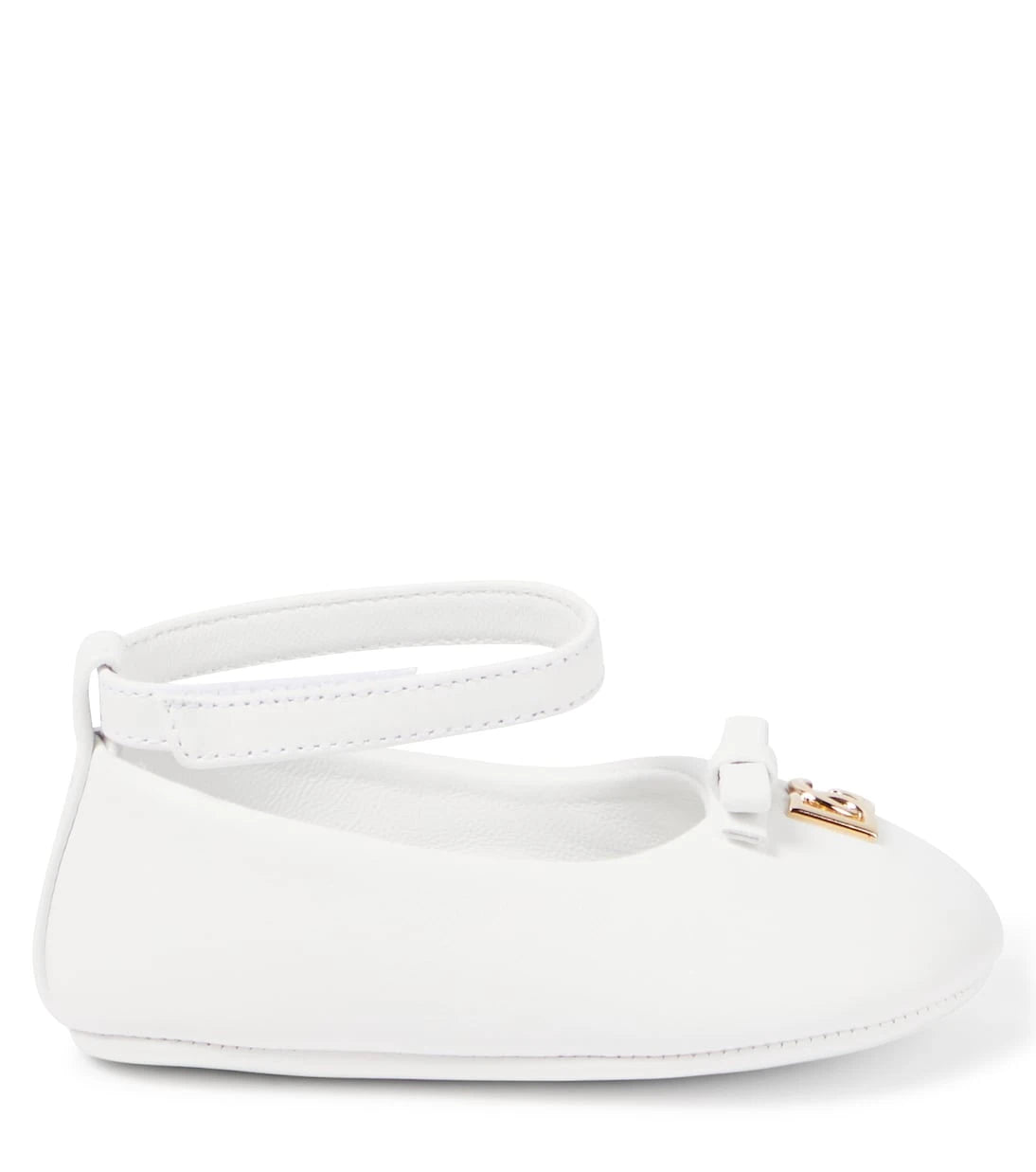 Dolce&Gabbana Kids - Baby leather ballet flats