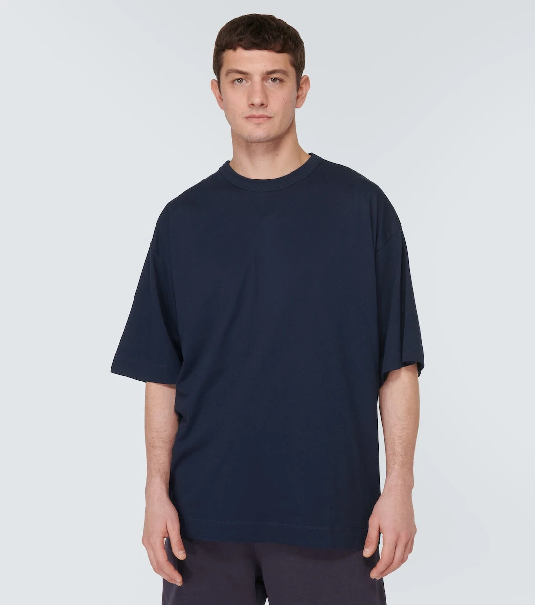 Dries Van Noten - تيشيرت من قطن الجيرسيه