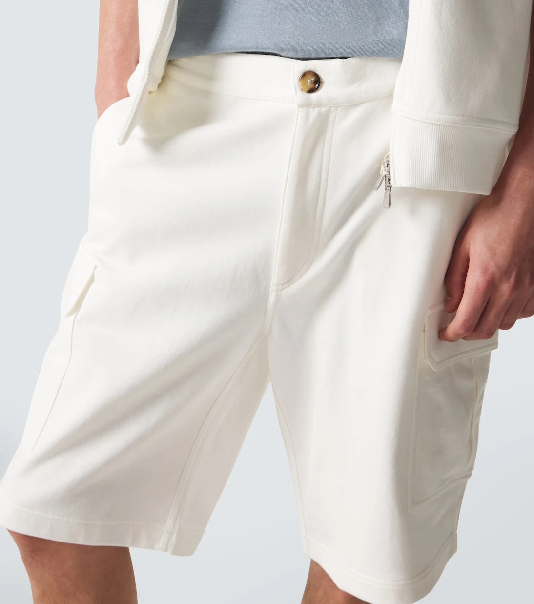 Brunello Cucinelli - Cotton-blend Bermuda shorts