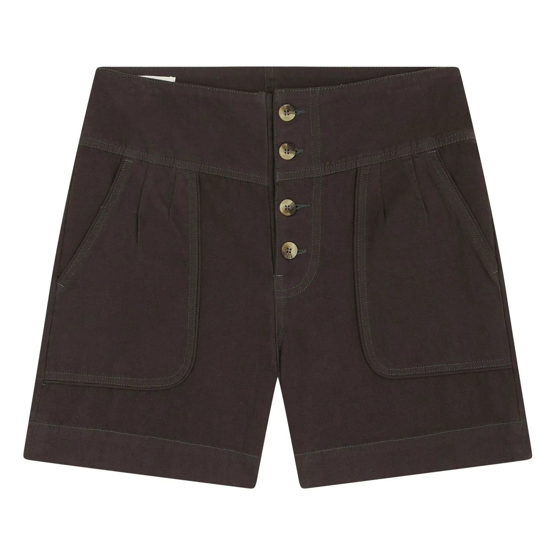 Leon & Harper - Qitu Cotton shorts | Carbon