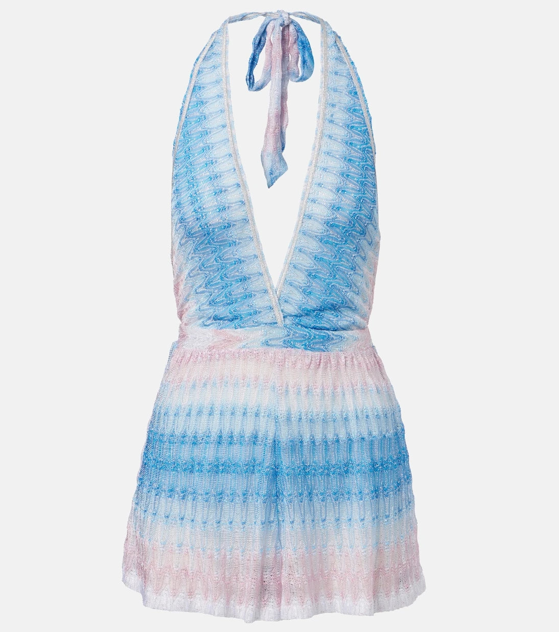 Missoni - رومبر لاميه متدرج اللون ومخطط بنمط متعرج