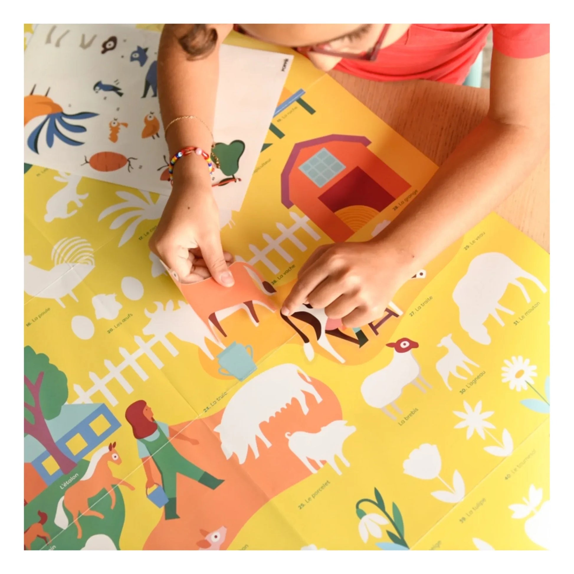 Poppik - Farm Poster and Stickers