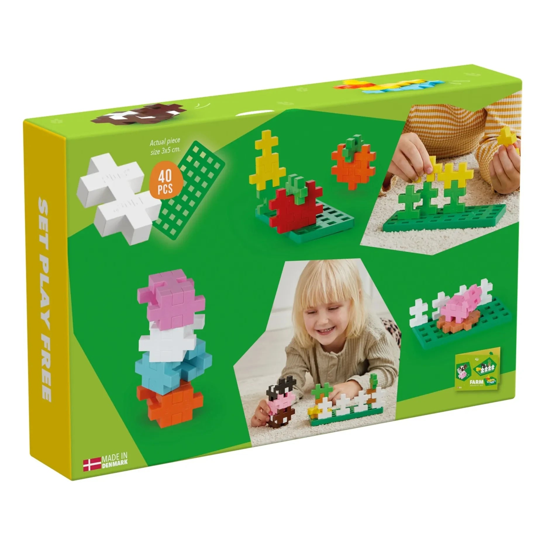 Plus-Plus - Farm activity set - 40 pieces