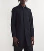 Sandro Paris Blue Twill Mac Jacket