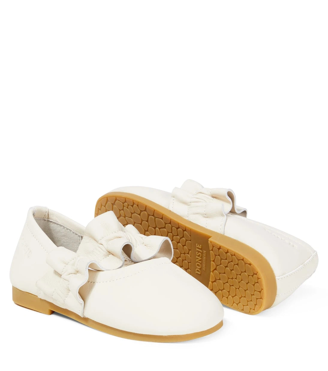 Donsje - Iffie ruffled leather ballet flats