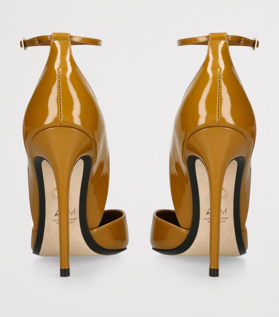 Alevi Yellow Patent Leather Camilla Pumps 110
