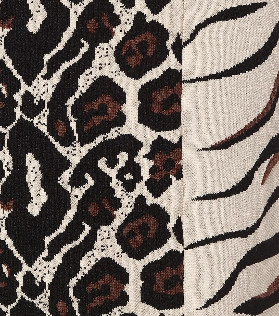Stella McCartney - Animal-jacquard midi skirt