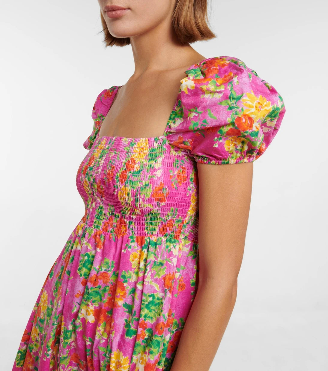 Caroline Constas - Mira floral minidress
