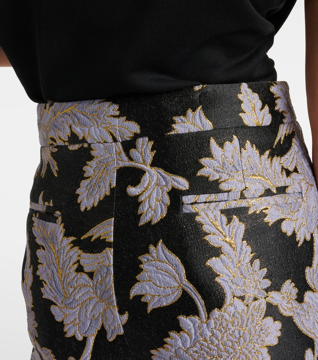 La DoubleJ - Saturday Night jacquard bootcut pants