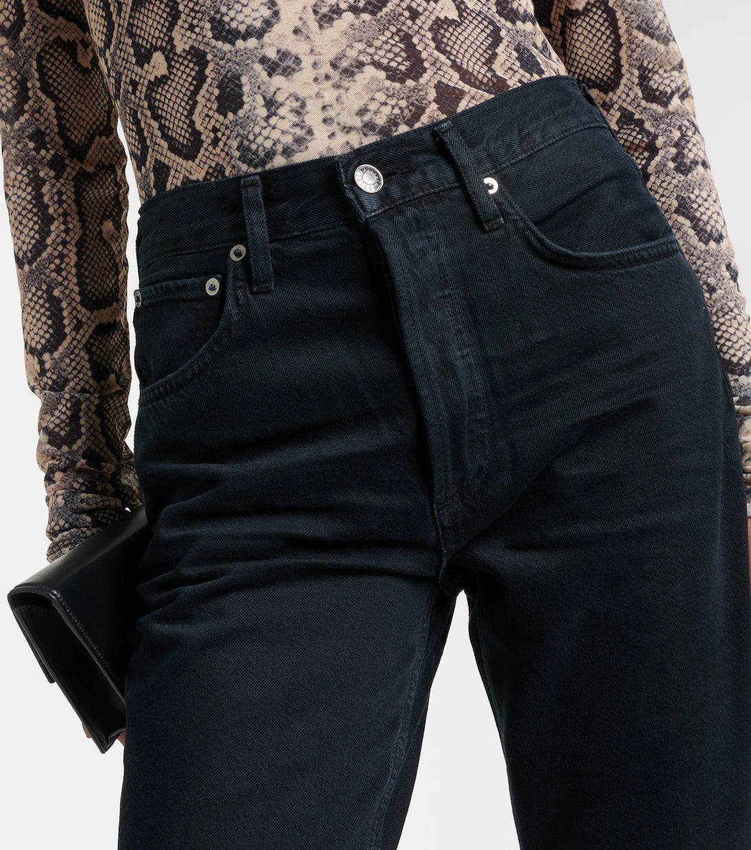 Agolde - Riley Crop high-rise slim jeans