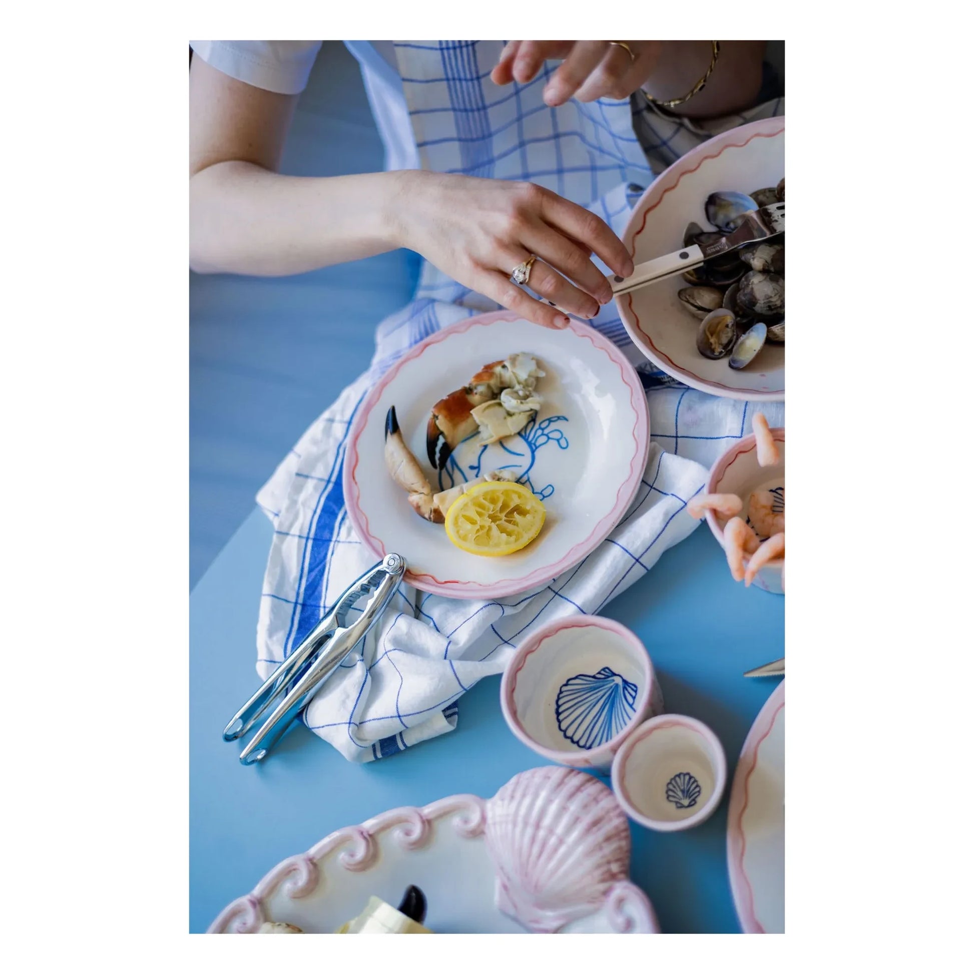 Denise - Calypso plate  | Pink