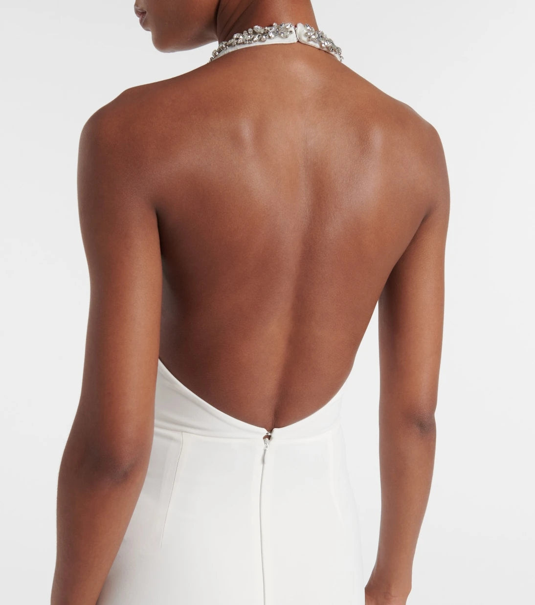 Givenchy - Crystal-embellished open-back gown