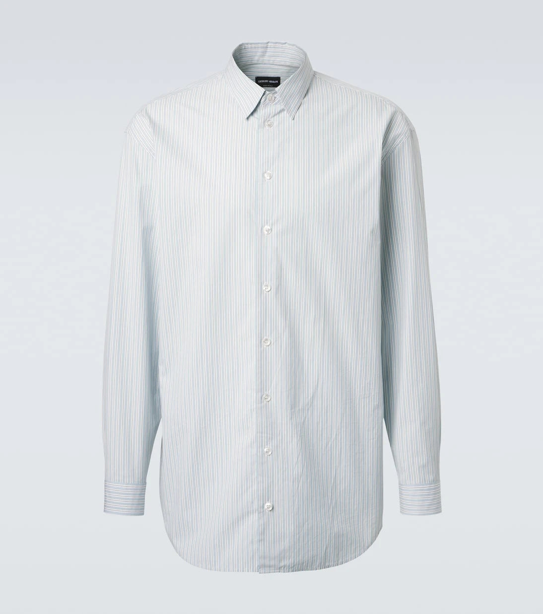 Giorgio Armani - Archivio striped cotton shirt