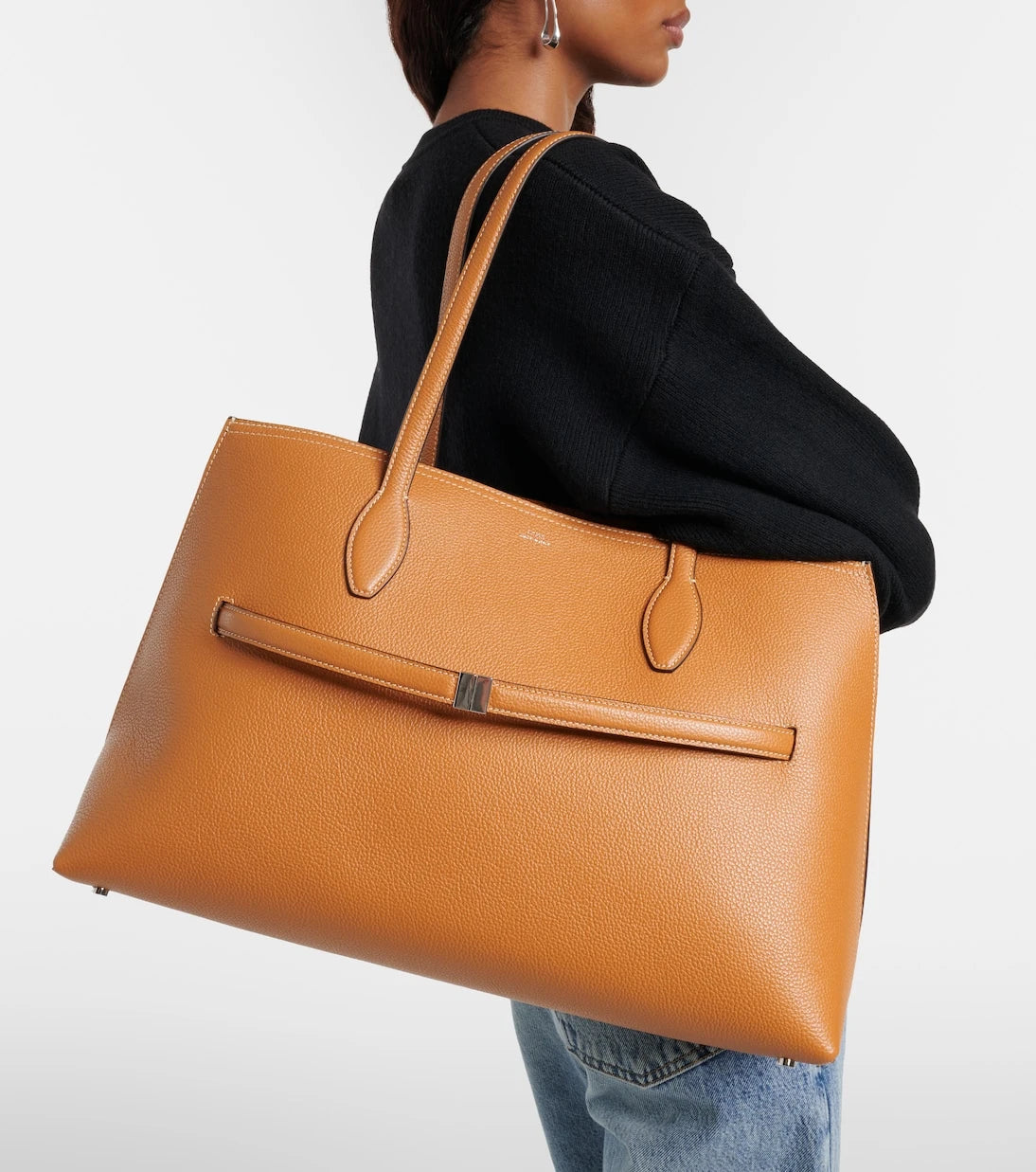 Toteme - Lounge Large leather tote bag