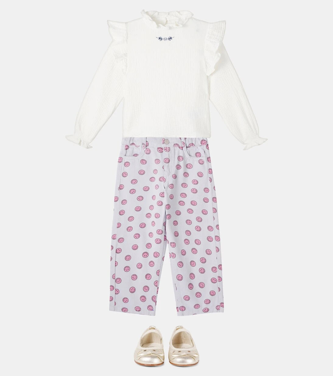The New Society - Maitea ruffled cotton blouse