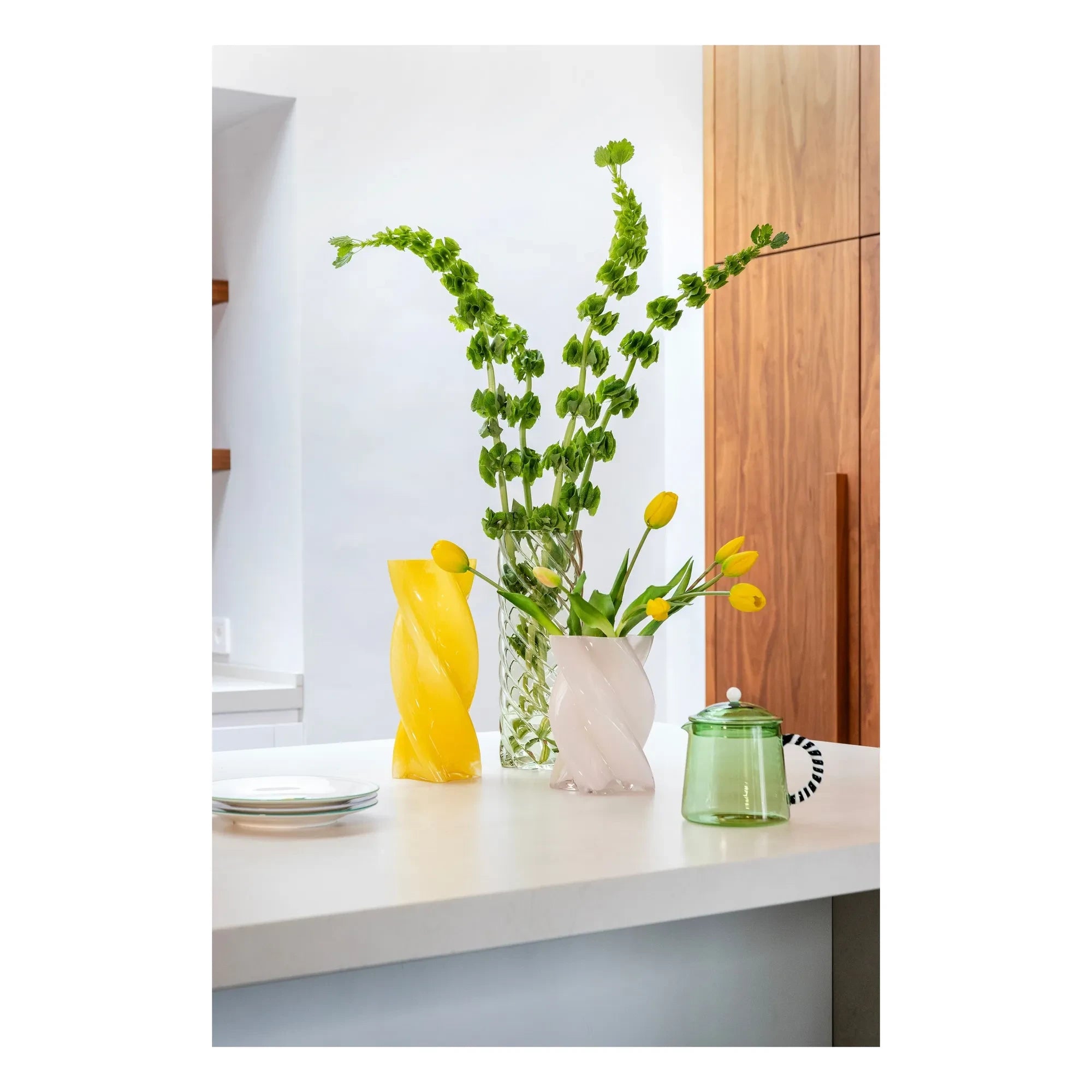 &Klevering - Duet glass teapot | Green