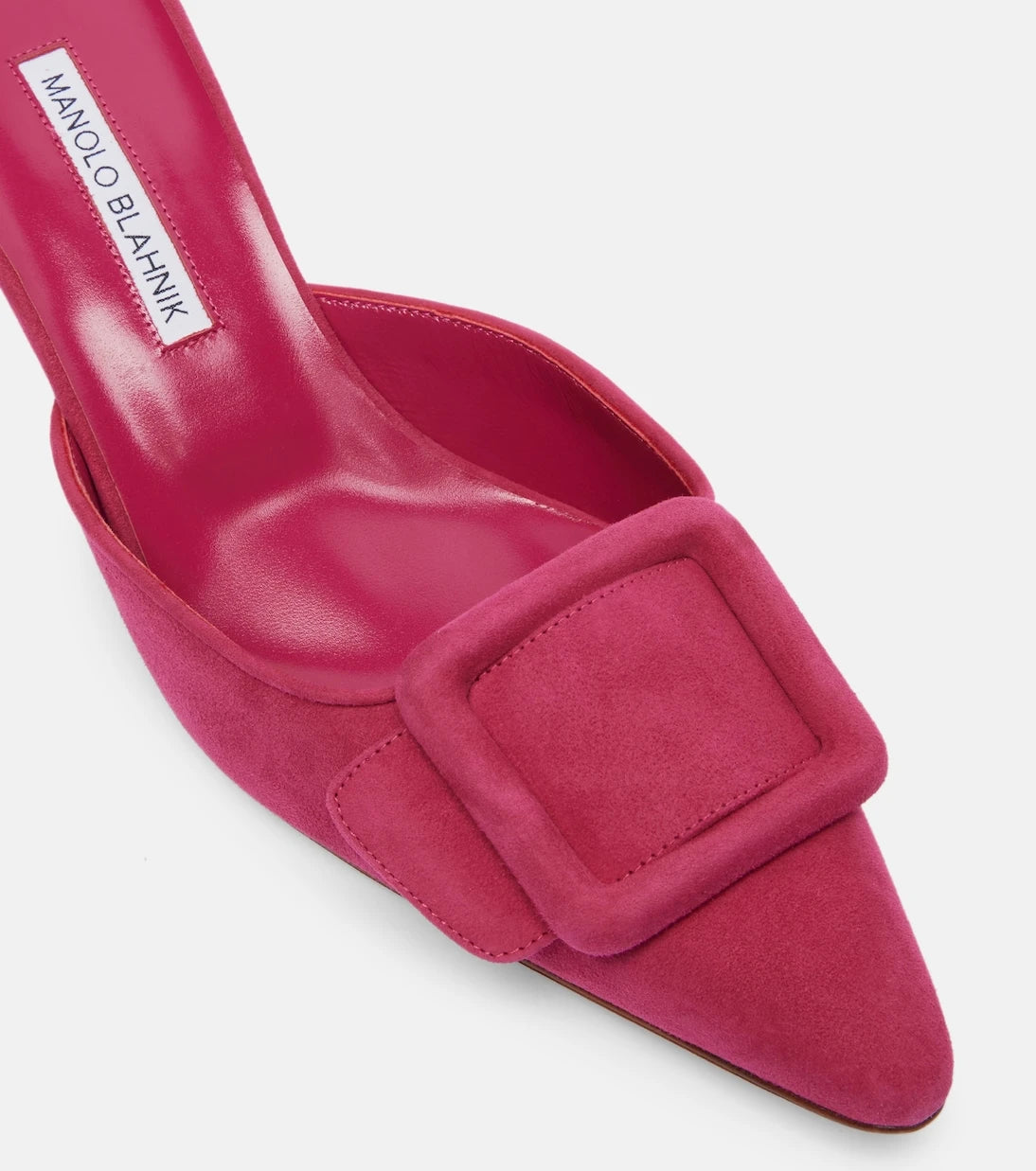 Manolo Blahnik - Maysale suede mules