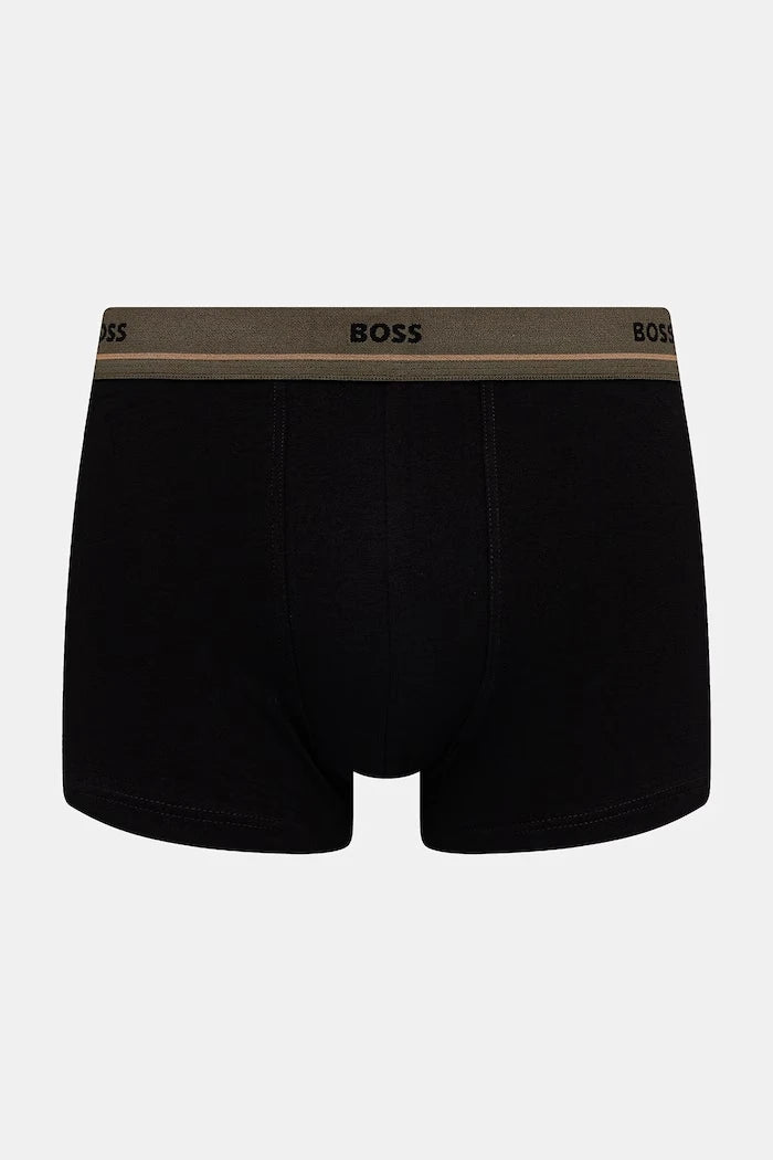 BOSS Erkek Pamuk ve Elastan Boxer Trunk 5P Essential 5’li