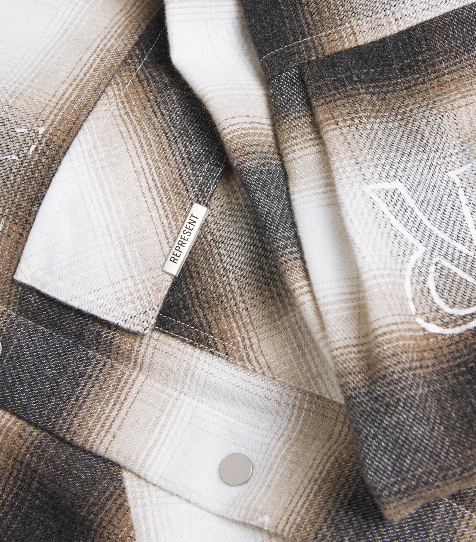 Cotton Initial Flannel Shirt