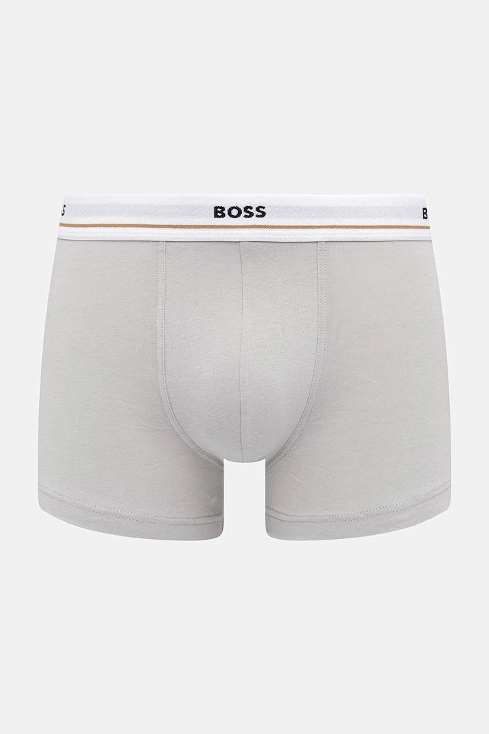 BOSS Erkek Pamuk ve Elastan Boxer Trunk 5P Essential 5’li
