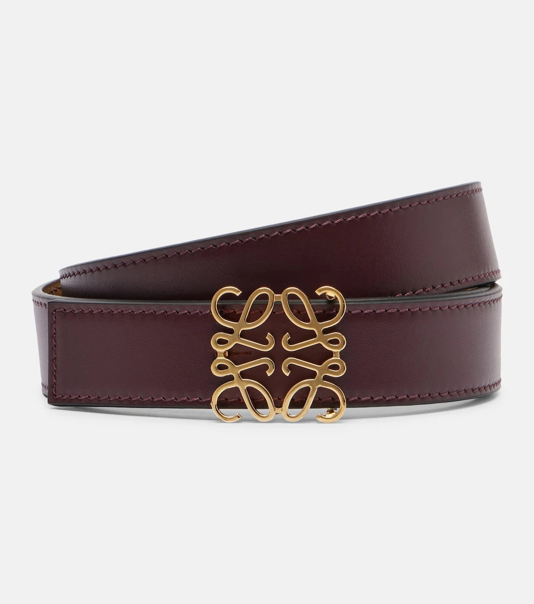 Loewe - Anagram leather belt
