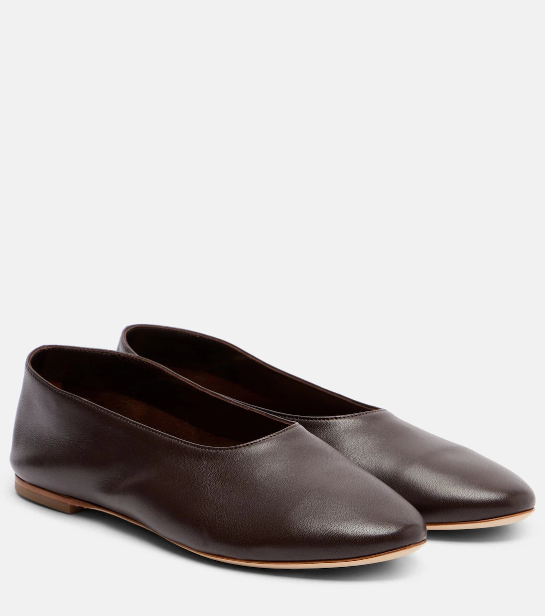 Staud - Alba leather ballet flats