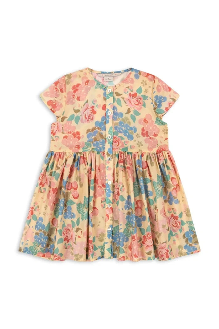 Konges Sløjd PACEY SS DRESS GOTS Çocuk Pamuk Elbise
