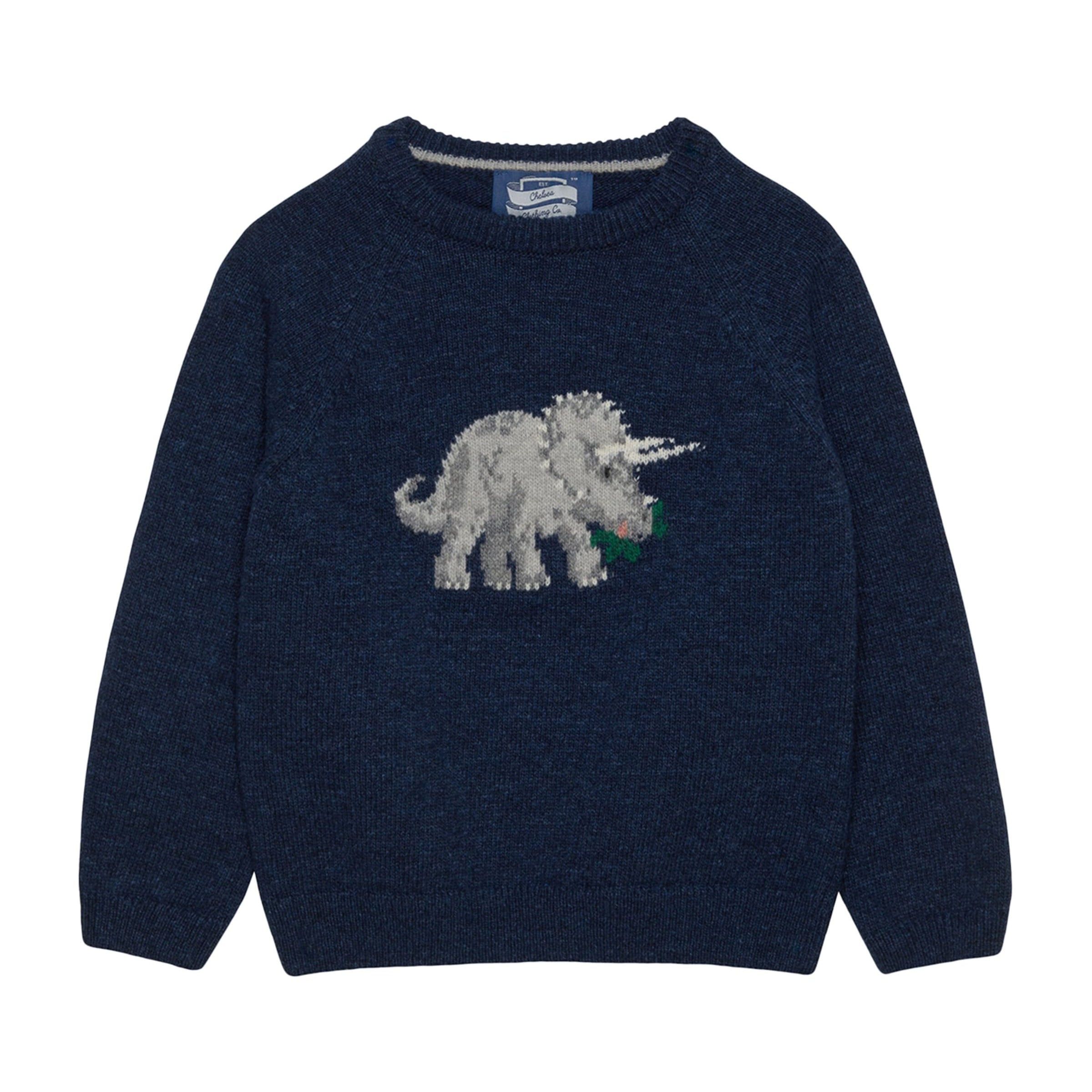 Wool-Blend Triceratops Sweater (2-5 Years)