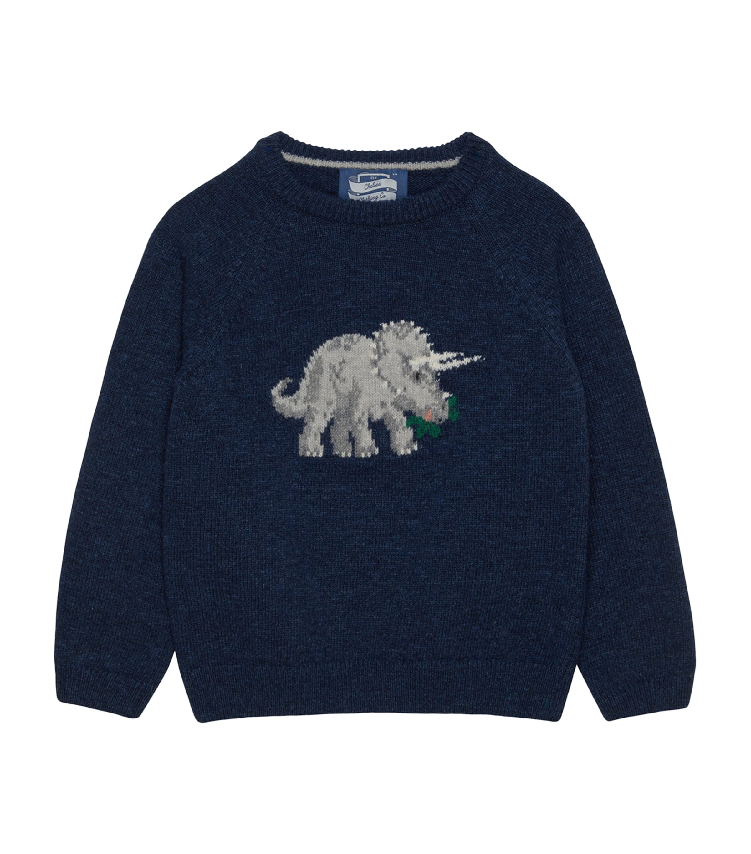 Wool-Blend Triceratops Sweater (2-5 Years)