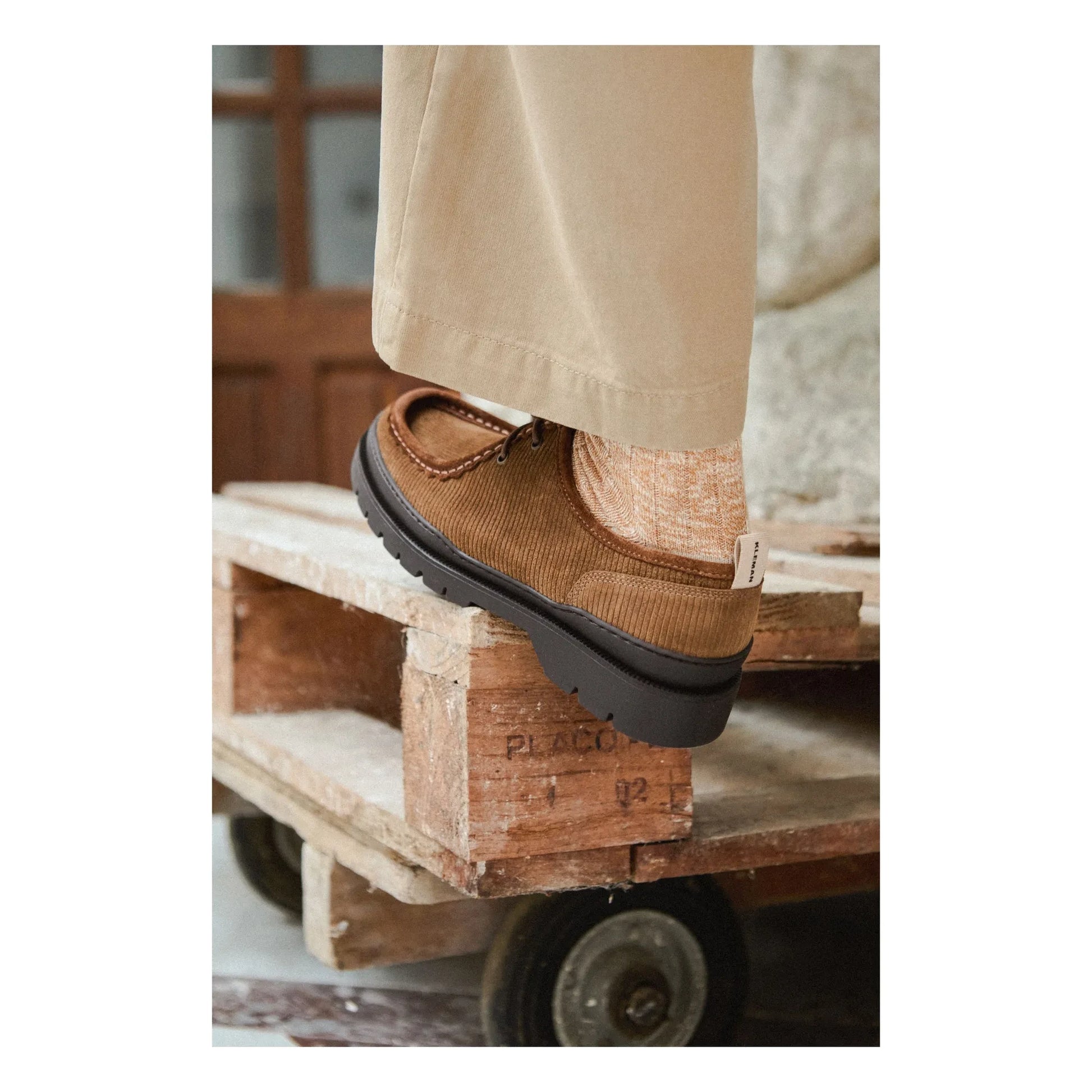 Kleman - Derbies Major VP OAK 2 Velours | Brown