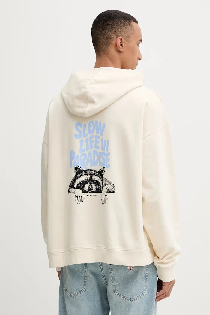 Kaotiko Kapüşonlu Pamuklu Sweatshirt