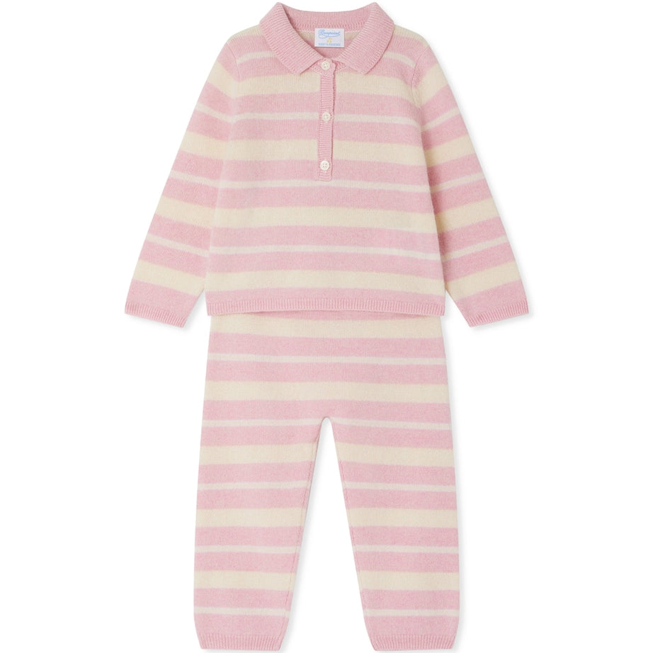 Bonpoint x Guest In Residence Cashmere Lumi Sweater and Trousers Set (6-18 Months)
