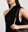 Velvet One-Shoulder Athena Gown 09 BLACK