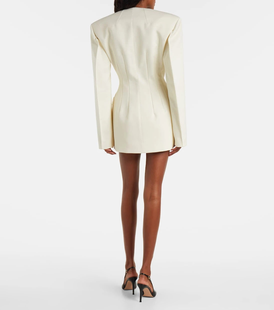 Wardrobe.NYC - RHW kruvaze mini elbise