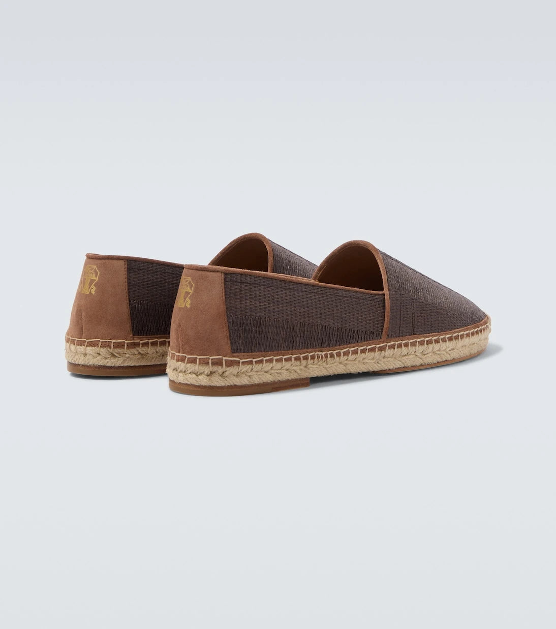 Brunello Cucinelli - Leather-trimmed espadrilles