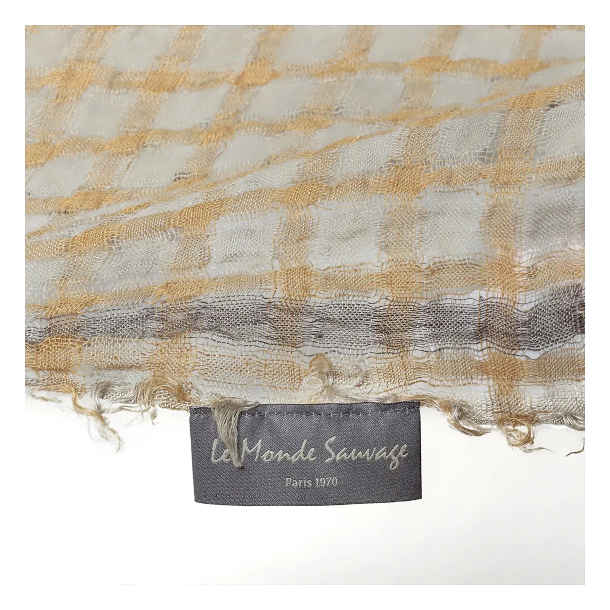 Le Monde Sauvage - Harmattan Izamal curtain | Yellow